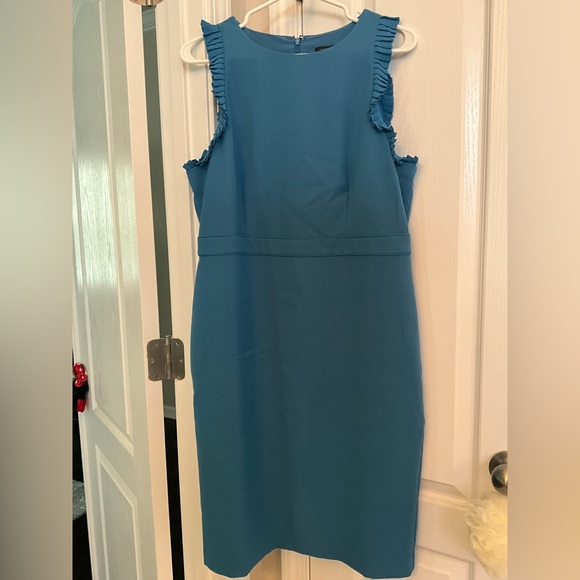 NWT Ann Taylor Blue Dress Size 12 - Picture 1 of 5